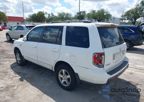 2007 Honda Pilot Ex-L from USA, damaged, VIN 5FNYF285X7B021429